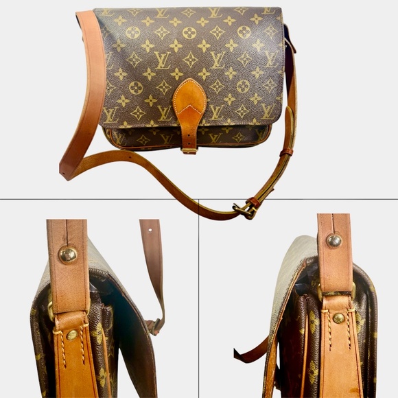 Authentic Louis Vuitton Cartouchiere GM (Large) Monogram w CERTIFICATE AUTHENTIC - Picture 15 of 17